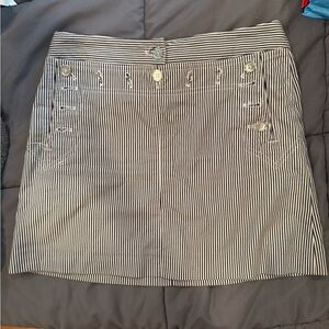 Striped Black and White Women's Skirt D&G